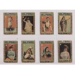 Cigarette cards, South America, Roldan (Peru), Actresses, 'M' size, 43 cards (fair/gd) (43)