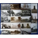 Postcards, an RP selection of 27 cards of Sussex incl. Windmills at Rye and Rottingdean, Bridge St