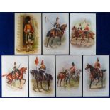 Postcards, Military, a set of 6 cards in the Tuck published Oilette series no. 8738 'Types of the