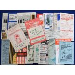 Football programmes, selection of approx. 40, 1950's programmes, various Clubs inc. Tooting &