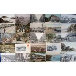 Postcards, Channel Islands, a good mainly printed selection of 60 Channel Islands cards. RP's