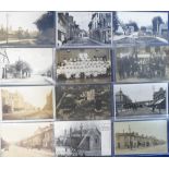 Postcards, a London suburb (20) and Herts (4) collection of 24 cards. With RP's of Kitchen Staff