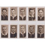 Cigarette cards, Hill's, The All Blacks (18/30, nos 1, 5, 6, 7, 12, 14, 15, 16, 20, 21, 22, 23,