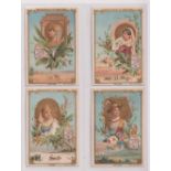 Trade cards, Liebig, National Beauties 1, ref S187, French language issue, 'Ci.e' (set, 6 cards) (