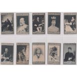 Cigarette cards, Pritchard & Burton, Royalty Series (set, 25 cards) (some with foxing, fair/gd)