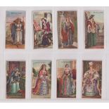 Cigarette cards, Salmon & Gluckstein, British Queens (8/12, missing nos 7, 10, 11 & 12) (some