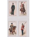 Cigarette cards, Phillips, Types of British & Colonial Troops, 4 cards, 60th King's Royal Rifles,