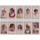 Cigarette cards, USA, ATC, Beauties (type set back), RB18, pg47, Fig 36A (set, 25 cards) (a few with