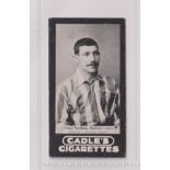 Cigarette card, Cadle's, Footballers, type card, Ernest Needham, Sheffield Utd (gd/vg)