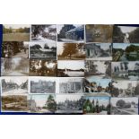 Postcards, Surrey, a Surrey selection of approx. 60 cards with RP's of Cobham Stud Farm (2), Side