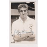 Postcard, Football Autograph, Tottenham Hotspur, plain back postcard size RP card of Johnny