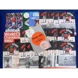 Football programmes, Manchester Utd selection 1958/59 onwards, 1958/59 (10), 1959/60 (14), 1960/