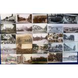 Postcards, a Hampshire selection of approx. 60 cards with RP's of High St Odiham, High St Alton, Six