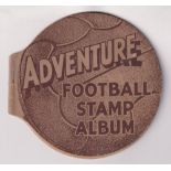 Trade cards, Thomson, Adventure Football Stamp Album, 52 pages, shaped as football (complete with