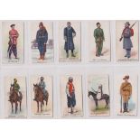 Cigarette cards, Phillips, Colonial Troops (set, 50 cards) (mixed condition, fair/gd)