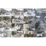 Postcards, a good RP collection of 60 cards of a church parade in West London, possibly Acton/