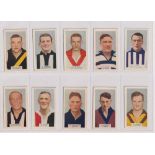 Trade cards, Australia, Hoadley's Chocolates, Victorian Footballers (1-50) (set, 50 cards, some on