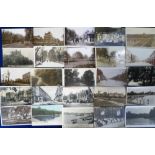 Postcards, London, a good SW London selection of 60 cards with RP's of Knightsbridge Barracks,