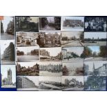 Postcards, London suburbs, a collection of approx. 60 cards with RP's of High St Wandsworth,