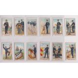 Trade cards, Pascall's, Royal Naval Cadet Series (set, 12 cards, mixed backs) (1 with back damage,