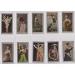 Cigarette cards, Phillips, Beautiful Women W.I. Series (49/50, missing no 28, plus duplicate card