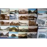 Postcards, a Scottish topographical mix of approx. 350 cards, with approx. 200 cards of Glasgow