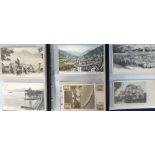 Postcards, Switzerland, a mixed age collection of approx. 380 cards in 5 modern albums (9.5" x 8.