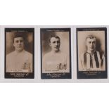 Cigarette cards, John Sinclair, Football Favourites Sunderland, 3 cards, no 63 William Hogg, no 64
