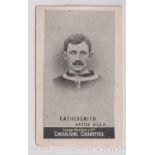 Cigarette card, Football, Cohen, Weenen, Heroes of Sport, type card, C Athersmith, Aston Villa (sl