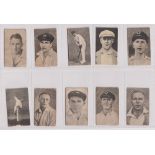 Trade cards, Australia, Hoadley's Chocolates, Cricketers (Black front), 33 cards, all known issues?,