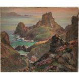 GARSTIN COX (1892-1933) Kynance Cove Oil on canvas Signed 51 x 61cm