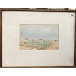 ROBERT PURVES FLINT (1883-1947) Hornsea Watercolour Signed Aitken Dott & Son Edinburgh gallery label