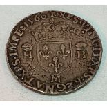 1560 French Teston coin.