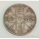 Victorian double Florin, 1890, jubilee bust.