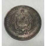 Irish silver 1879 medallion from Ennis School.
