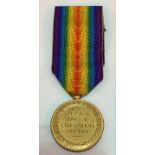 WWI Victory medal awarded to SPR. F. Shell. R.E. 125983.