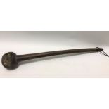 An African tribal knob kerrie, length 56cm.