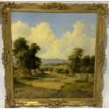 ALFRED GOMERSAL VICKERS (1810-1837) Droving Sheep Oil on canvas Signed 74 x 69.5cm