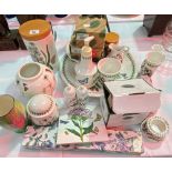 Collection of mostly modern Portmeirion 'The Botanic Garden' pattern wares.