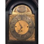 A good eight day longcase clock by W.J. Frodsham, Change Alley, London, within mahogany marquetry