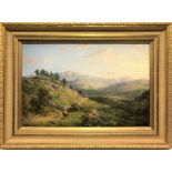 SAMUEL HENRY BAKER (1824-1909) Cader Idris, Wales Oil on canvas Signed Further signed and