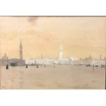 JOHN DOYLE (b. 1928) A pair of Venetian scenes Watercolour Both monogrammed Further signed to the