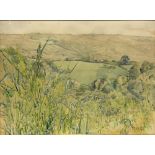 MARY MARTIN (1907-1969) A Cornish landscape Watercolour Signed 28 x 37.5cm; together with a