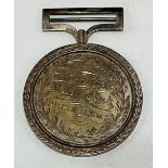 Victorian white metal Holywood Rifle Club prize medal awarded to Mr. John Rogers for best shooting