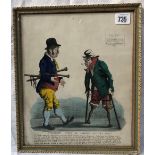19th century hand coloured lithograph after C.J. Grant Grant's Oddities 'Extrodinary Effects of