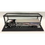 A Franklin Mint Precision Models American truck with refrigerated trailer, length 56cm, within