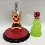 Nina Ricci Lasbelles de Ricci perfume bottle with contents; together with a Gaultier shop display