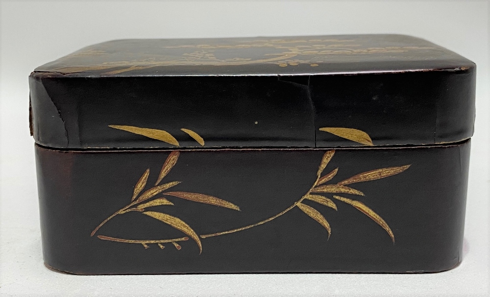 A 19th Century mother of pearl card case by H. Ling, Dorchester (AF) together with a rectangular - Image 3 of 9