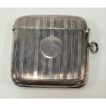 George V silver Vesta case, maker CE & FDLD, Birmingham 1914, width 5.5cm, weight 1.30oz approx