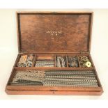 Meccano no. 6 set within original oak hinge-lidded box with lift-out tray, width 57cm (we do not
